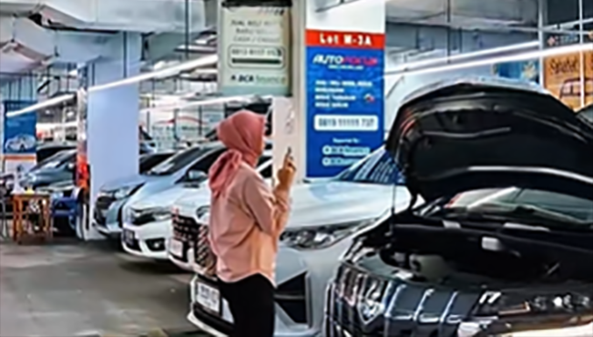 Ilustrasi-- Showroom mobil seken di Jakarta Barat [Foto:Tangkap Layar Tiktok]